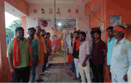 विश्व हिंदू परिषद और बजरंग दल द्वारा तिलोखर गांव में संगठन विस्तार बैठक